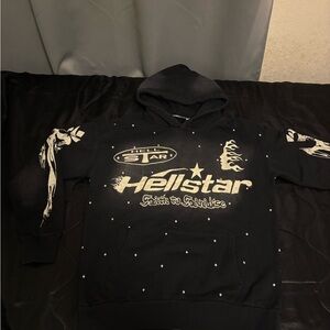 Hellstar Black Graphic Hoodie